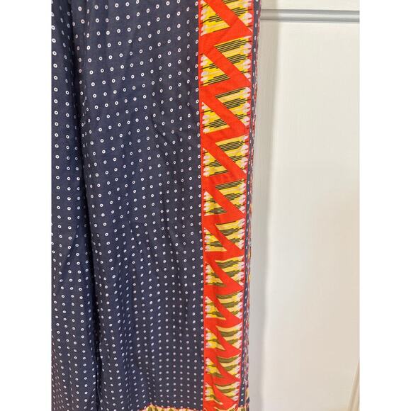 Boho hippie Ivy Jane women made USA rayon pants small NWT multi color - Picture 5 of 7